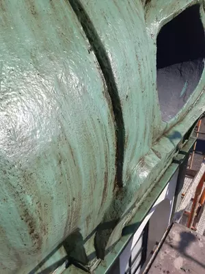 Oberflächengestaltung mit Wischtechnik in Kupferpatina