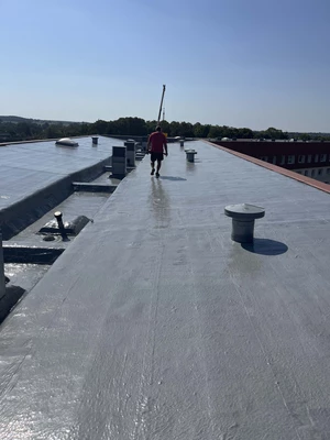 mit Enkopur bearbeitetes Flachdach Röbel