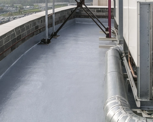 Abbildung eines Balkons behandelt mit Enke Voranstrich