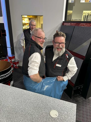 Enke-Team auf Enke-Messestand