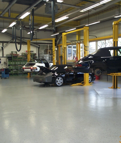 Boden bei Sportwagen Beckers