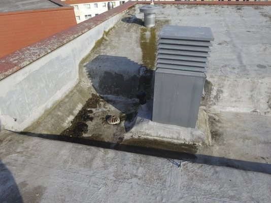 altes Flachdach Röbel