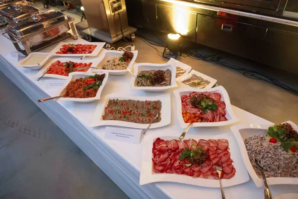 Buffet der Enke-Jubiläumsfeier