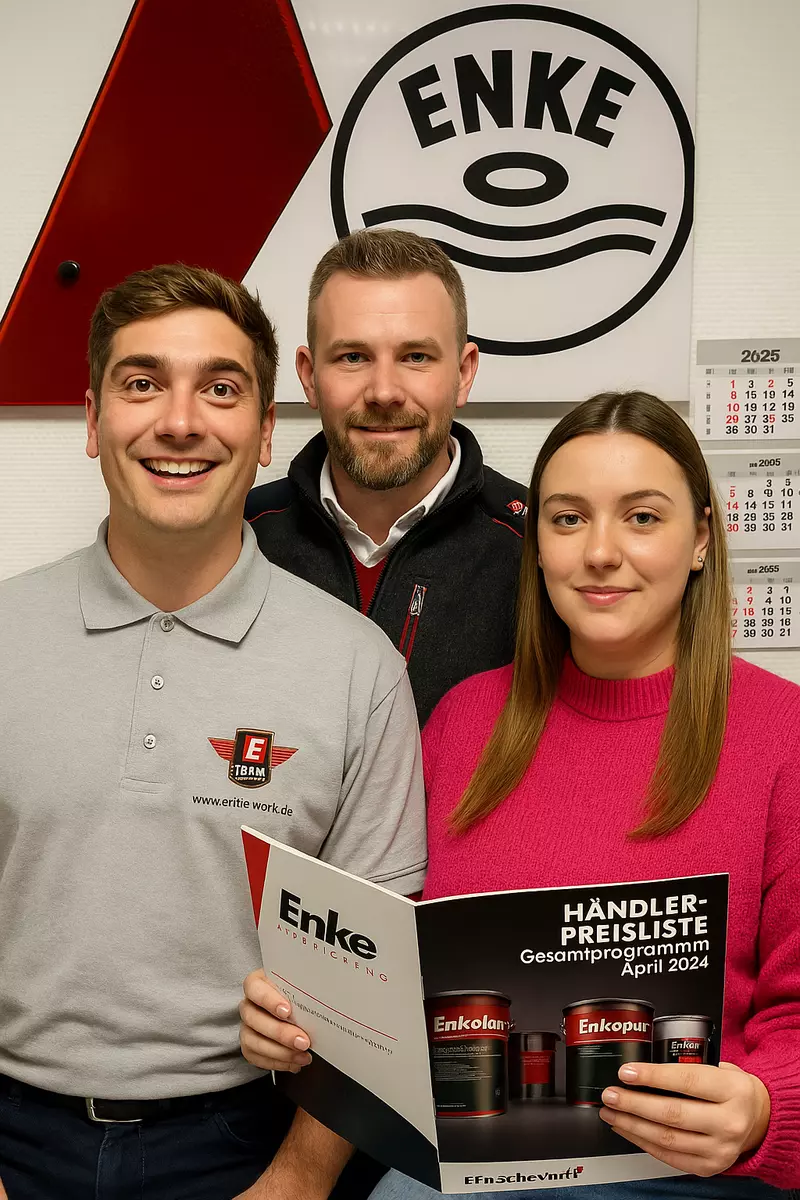 Gruppenbild Marius Kristeit, Sebastian Urban und Michelle Hirsch
