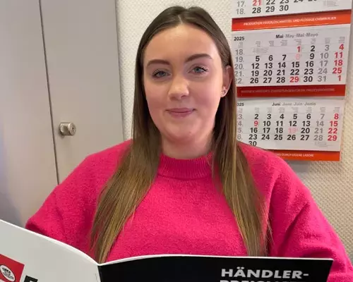 Enke Mitarbeiterin Michelle Hirsch