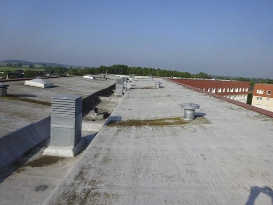 Abdichtung Flachdach ohne Enkopur
