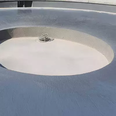 Verarbeitung des Brunnen Prager Platz