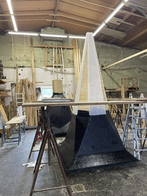 Holzrohlinge mit Enke bearbeitet