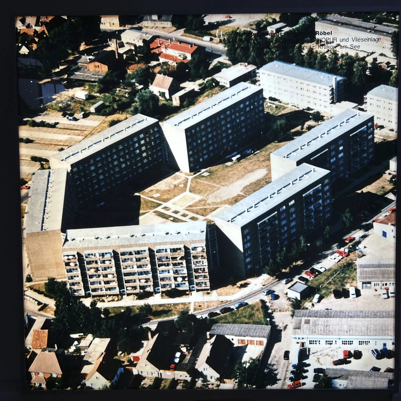 Alte Luftaufnahme Röbel