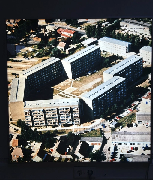 Alte Luftaufnahme Röbel