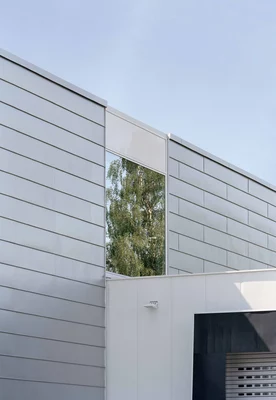 mit Enkloit behandelte Außenfassade Bergader