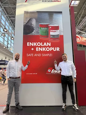 Eingang Enke-Messestadn auf der Bau 2025