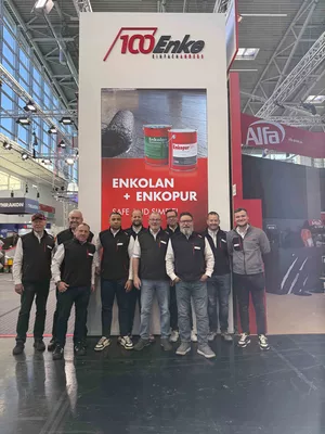 Enke-Team für Enke-Messestand